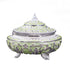 Handcrafted Pista Green Decorative Serveware with Spoon