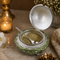 Handcrafted Pista Green Decorative Serveware with Spoon