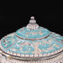 Handcrafted Powder Blue Decorative Serveware with Spoon