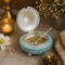 Handcrafted Powder Blue Decorative Serveware with Spoon
