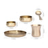 Handcrafted Pure Kansa Belgian Thali set (Set of 2)