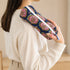 Handcrafted Quilted Midnight Cotton Travel Pouch - Hand Block Print