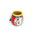 Handcrafted Red Terracotta Planter - Warli Hand Painting