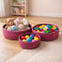Handcrafted Sabai Grass Round Storage Baskets