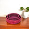 Handcrafted Sabai Grass Round Storage Baskets – Set