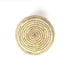 Handcrafted Sabai Grass Round Storage Box—Beige