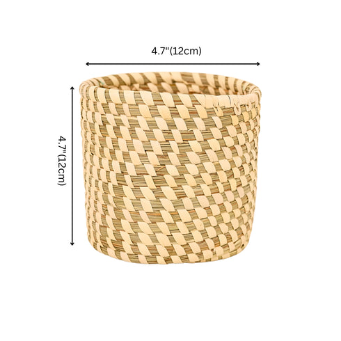 Handcrafted Sabai Grass Small Utility Container