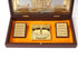 Handcrafted Shree Ram Charan Paduka Set with Sacred Inscriptions and Frame