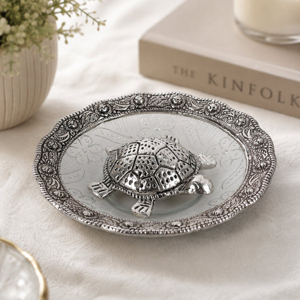 Handcrafted Silver-Plated Tortoise Bowl Set