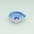 Handcrafted Sky Blue Blue Pottery Diyas Set - Floral Design