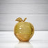 Handcrafted Soapstone Apple Sculpture - Yellow- Unique Indian Sculpture for Home Decor & Gifting