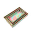 Handcrafted Wooden Floral Pattern Wooden Serving Tray Set of 3