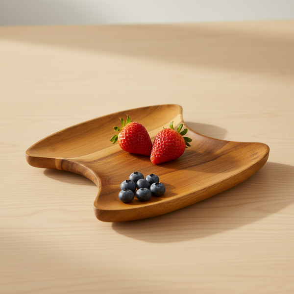 Handcrafted Wooden Mini-Platter- Small Serving Tray