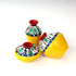 Handcrafted Yellow Terracotta Pots for Home Decor - Set of 3 - Warli Hand Painting
