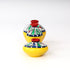 Handcrafted Yellow Terracotta Pots for Home Decor - Set of 3 - Warli Hand Painting