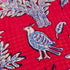 Handcrafted Maroon Quilted Forest Organizer Zip Pouch – Hand Block Print