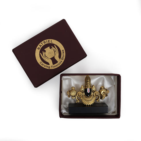 Handcrafted Balaji Face Idol - Available in Gold and Silver Plating