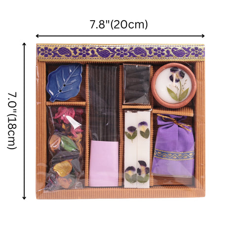Handmade Aroma Gift Box with Potpourri – Set of 7