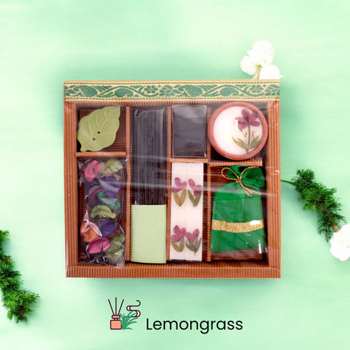 Handmade Aroma Gift Box with Potpourri – Set of 7