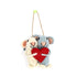 Handmade Needled Felt Work Mouse Pair Hanging for Gifting