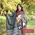 Handwoven Black and Grey Kutchi Bhujodi Stole