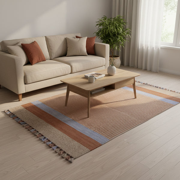 Handwoven Jawaja Wool Durrie