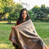 Handwoven Lavender Grey Kutchi Bhujodi Shawl