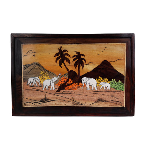 Herd of Elephants Wall Decor