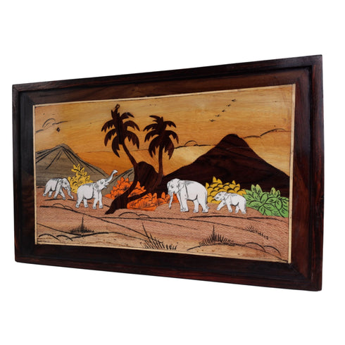 Herd of Elephants Wall Decor