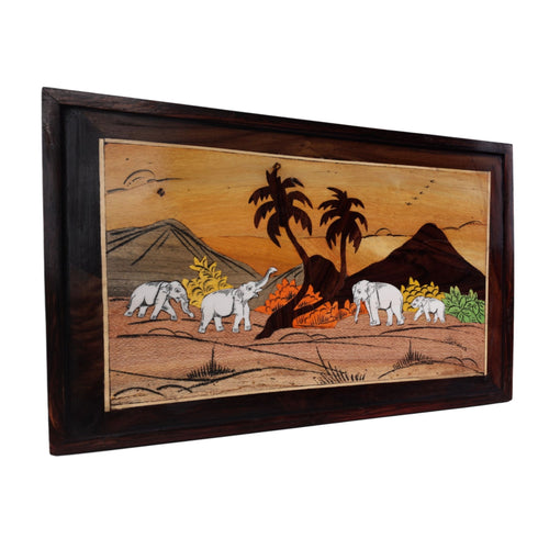 Herd of Elephants Wall Decor