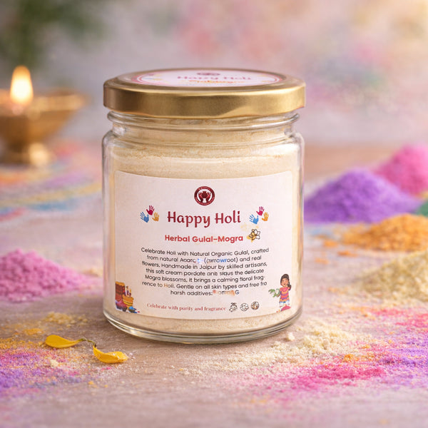 Holi Special Mogra(Beige) Herbal Gulal
