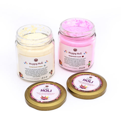 Holi Special Mogra-Gulab Herbal Gulal (Combo Pack) – Festive Collection
