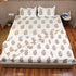 Handcrafted Paisley King Size Cotton Bedsheet, Pillow Cover and Dohar (4-piece set)