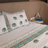 Hand Block Print Elephant Mulmul Cotton Double Bedcover and Pillow Cover Set