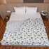 Traditional Elephant Folk Print Double Bed Dohar