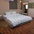 Traditional Elephant Folk Print Double Bed Bedcover and Pillow Cover