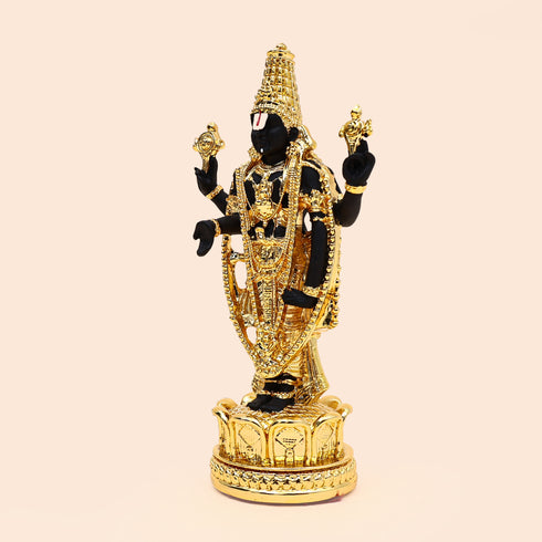 Gold-Coated Balaji Statue – Home Temple Decor