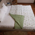 Vintage Olive Green Floral Handcrafted Double Bed Comforter