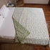 Sage Green Blossom Handcrafted Double Bed Dohar