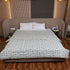 Sage Green Blossom Handcrafted Double Bed Comforter