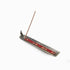 German Silver Buddha Inspired Red Stone Embellished Incense Stick Holder