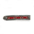 German Silver Buddha Inspired Red Stone Embellished Incense Stick Holder
