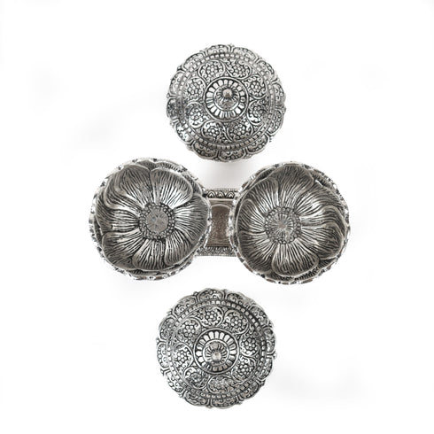 Timeless German Silver Twin Bowl Set