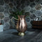 Handcrafted Hammered Copper Jug Pitcher with Lid – Traditional Ayurvedic Design
