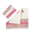 Peach Floral Pattern Cotton Waffle Hand & Bath Towel – Hand Block Print