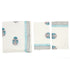 Blue Blossom Waffle Bath & Hand Towel - Hand Block Print