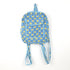 Classic Blue Blossom Cotton Backpack - Hand Block Print