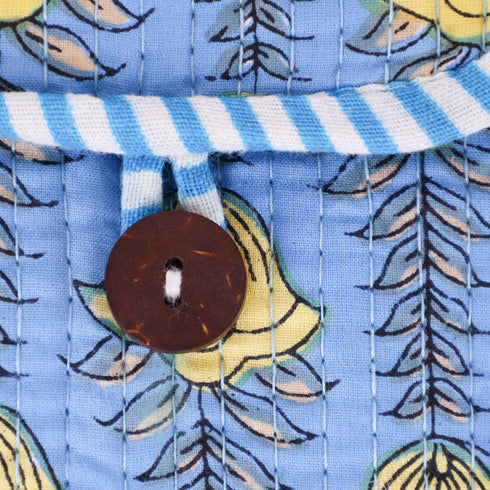 Traditional Jewelry Organizer Roll/Foldable Purse - Hand Block Print