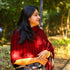 Handwoven Maroon and Black Kutchi Bhujodi Stole