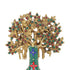 Handcrafted Kalpavriksha Tree with Multi-Coloured Stones Detailing